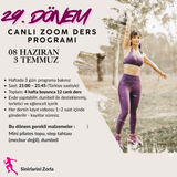 29. Dönem | Canlı Zoom Ders Programı (08 Haziran – 3 Temmuz 2026)