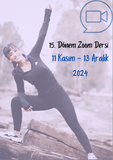 15. Dönem Zoom Ders Programı| 11 Kasım - 13 Aralık 2024
